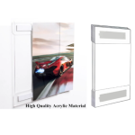 Acrylic Wall Mount Sign Holder A4 With Adhesive (1)