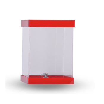 Acrylic Transparent Donation Box Classic | Clear Acrylic Charity Donation Box | Ballot Box | Size -  8x8x8 Inches.