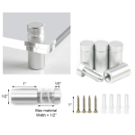 Acrylic Wall Mount Stud Frame A3 (2)