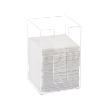 Acrylic Napkin Holder | Tissue Holder | Acrylic Napkin Holder - Single Stack |  Size - 6X8.