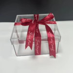 Transparent Acrylic Storage Box with Lid | Perfect for Gifts | Cosmetics | Multi-Purpose Box | Clear Cube Display Case Box .
