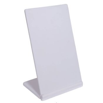 Detachable QR Code Display Stand  | White |  ABS QR Display Stand | For Office | Retail - 4X6 Inch (Pack Of 10).