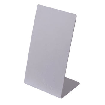 White QR Code Display Stand  | ABS QR Display Stand | For Office | Retail | Size - 4X7 Inch (Pack Of 10).