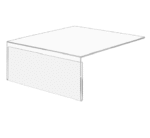 Transparent Shelf Label Holder |  Acrylic Movable Shelf Tags Holder | For Retail Shop | Shoe Rack | Library | Office | Size- 8x3x5 Inch (Pack of 2).