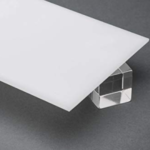 Acrylic Sheet White 0.40 Translucent Imported Grade - DIY Projects - 5 mm Sheet (12" x 18" x 1Pc)