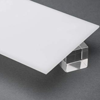 Acrylic Sheet White 0.40 Translucent Imported Grade - DIY Projects - 5 mm Sheet (12" x 18" x 1Pc)